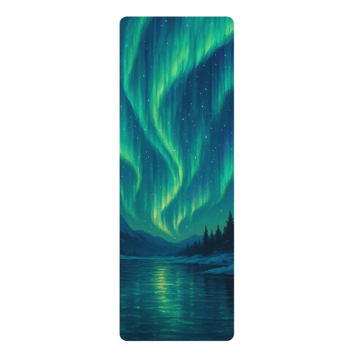 Northern Lights Rubber Yoga Mat