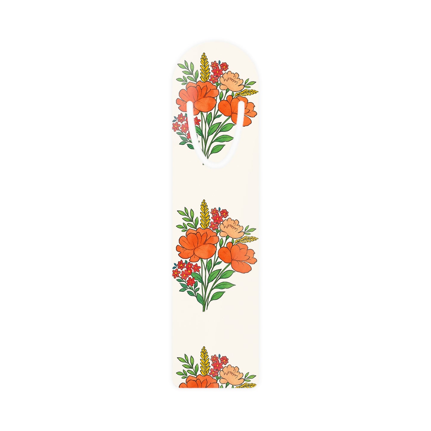 Floral Bookmark, Vintage Flower Bookmark, Reading Accessory, Teacher Gift, Book Lover Gift, Reading Journal Supplies