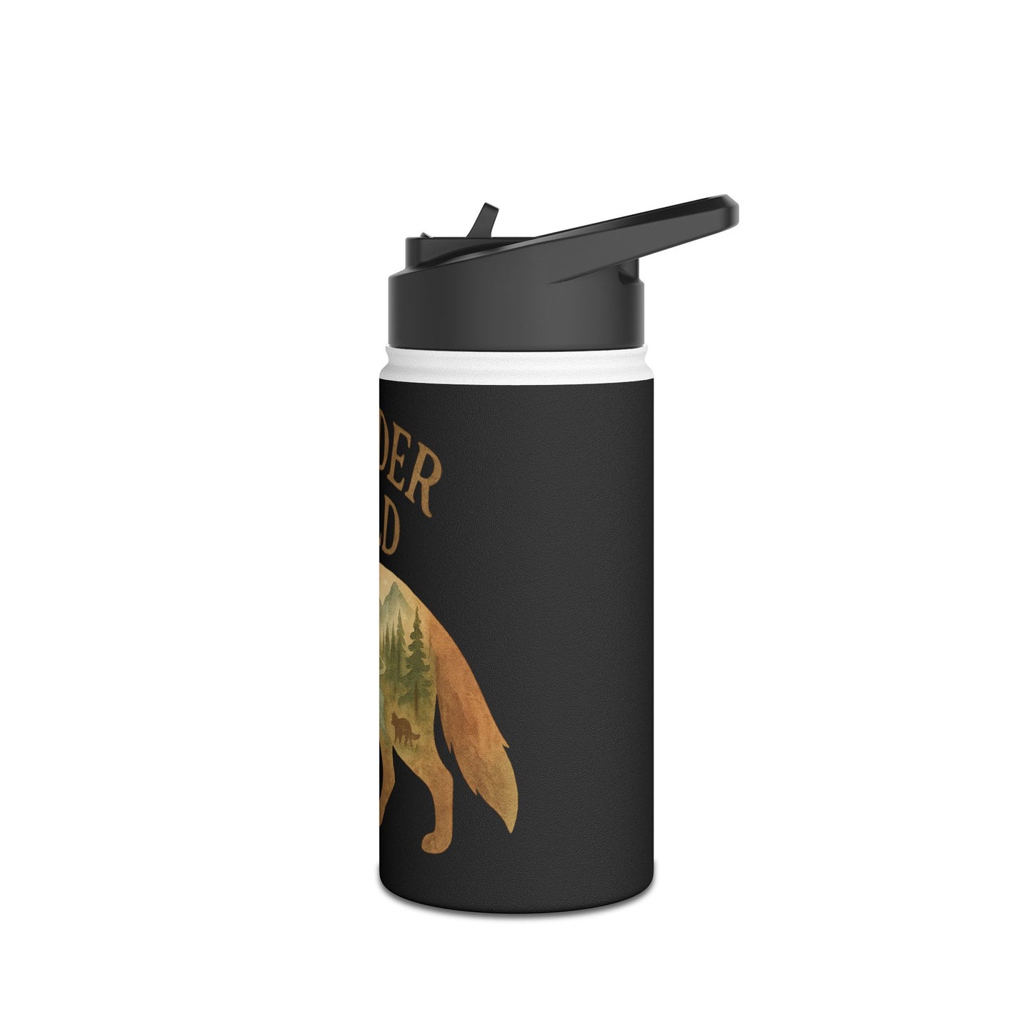 Wander Wild Water Bottle, Adventure Gear, Gifts for Hikers, Eco-Friendly Drinkware, Outdoor Essentials, Camping Supplies