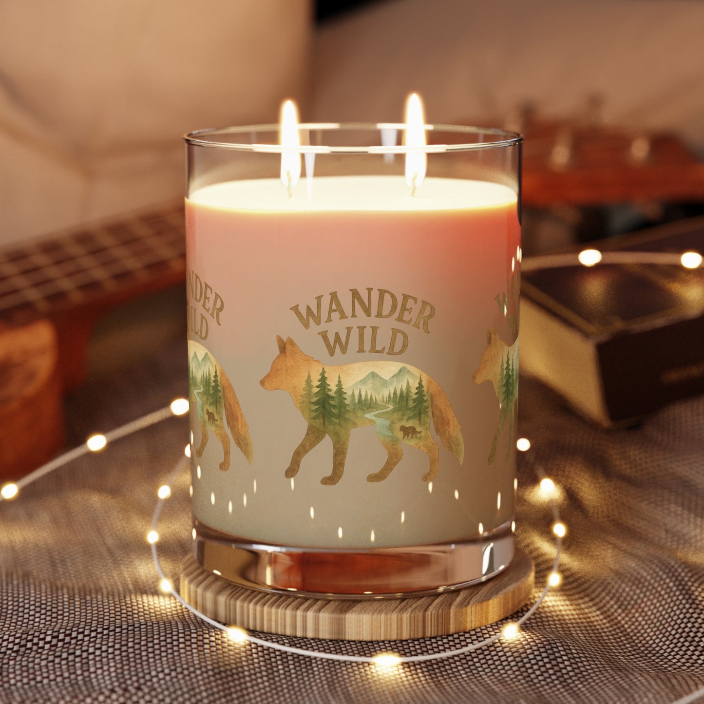 Wander Wild Scented Candle - Nature-Themed Aromatherapy for Relaxation, Home Decor, Gift for Nature Lovers, Eco-Friendly