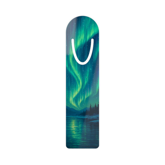 Aurora Borealis Bookmark - Enchanting Magnetic Bookmark for Book Lovers, Literary Gift, Reading Accessories, Bookish Decor, Holiday Gift