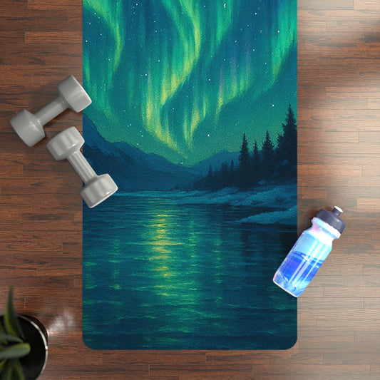 Northern Lights Rubber Yoga Mat