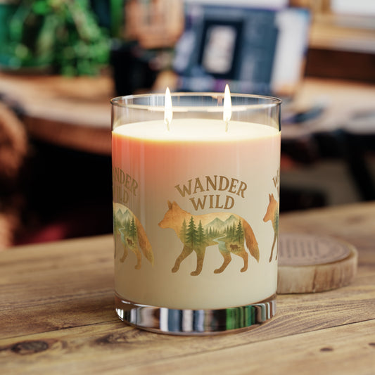 Wander Wild Scented Candle - Nature-Themed Aromatherapy for Relaxation, Home Decor, Gift for Nature Lovers, Eco-Friendly